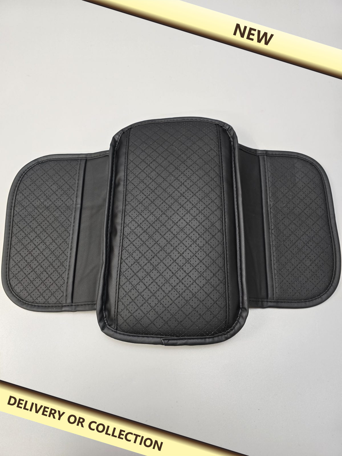 Leather Car Armrest Cover — photograph 1 — New; auction delivery information shown on image