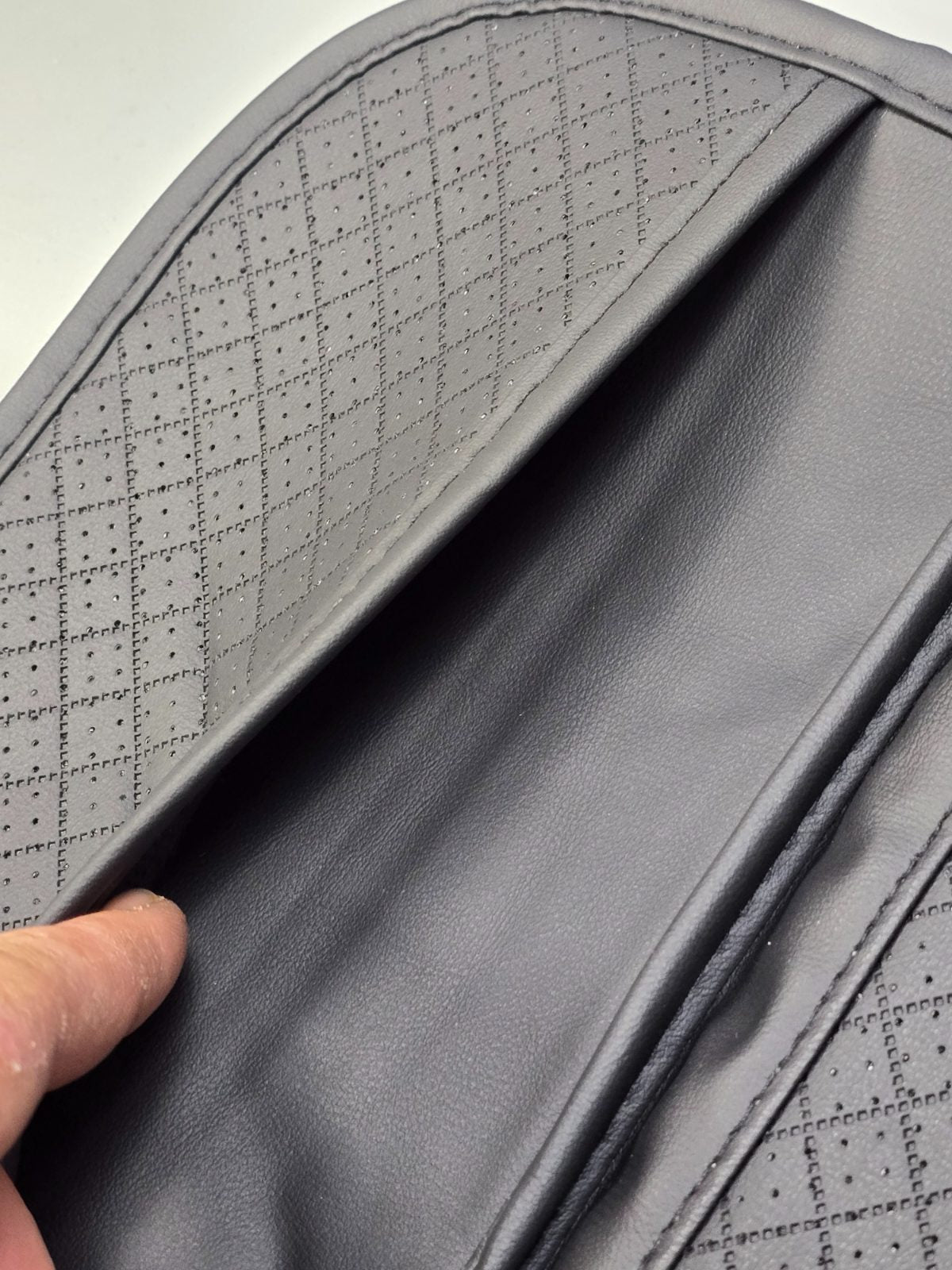 Leather Car Armrest Cover — photograph 2