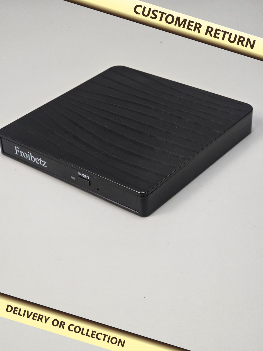 USB Mobile External DVD-RW — photograph 1 — Customer return; auction delivery information shown on image