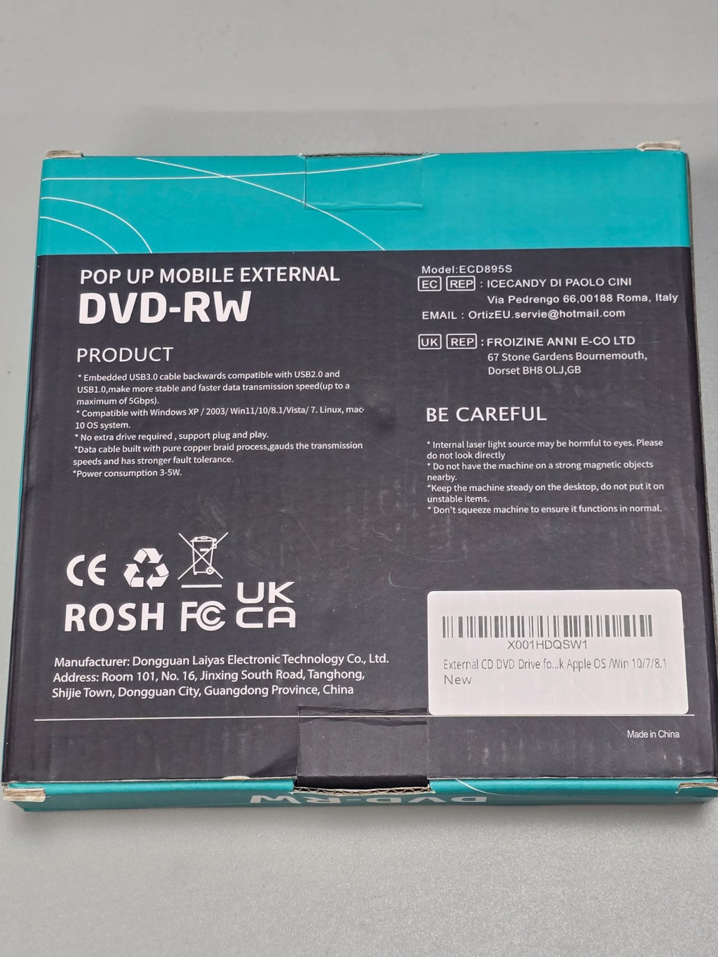 USB Mobile External DVD-RW — photograph 5