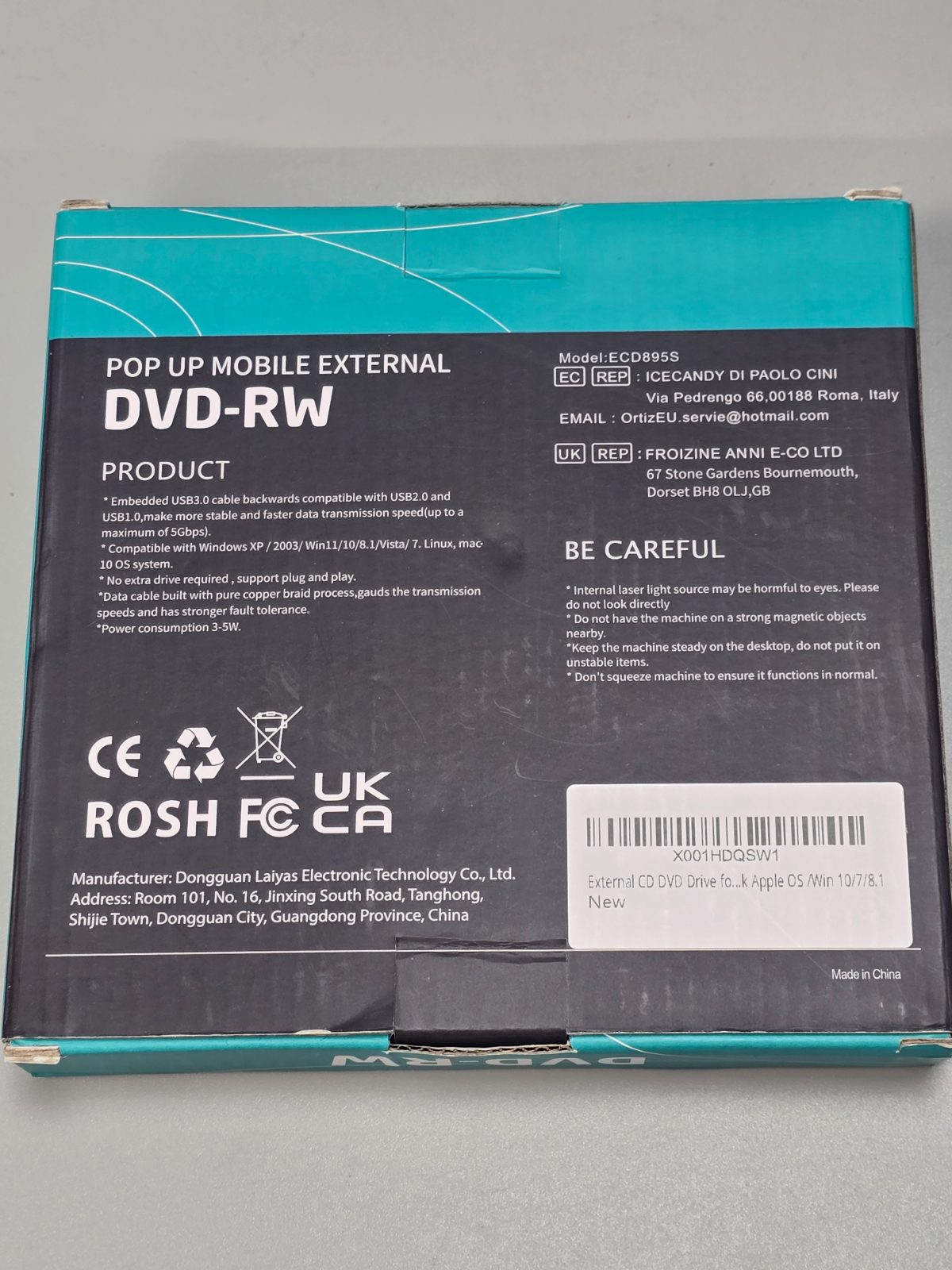 USB Mobile External DVD-RW — photograph 5
