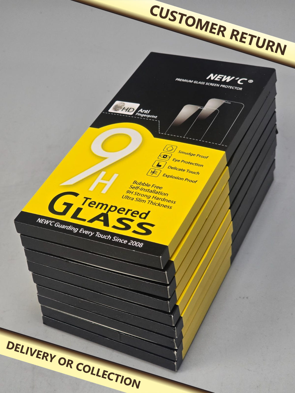 10 packs of 3x for iPhone 13 Pro Screen Protector (6.1 inches)+ 3x Camera Lens Protector — photograph 1 — Customer return; auction delivery information shown on image