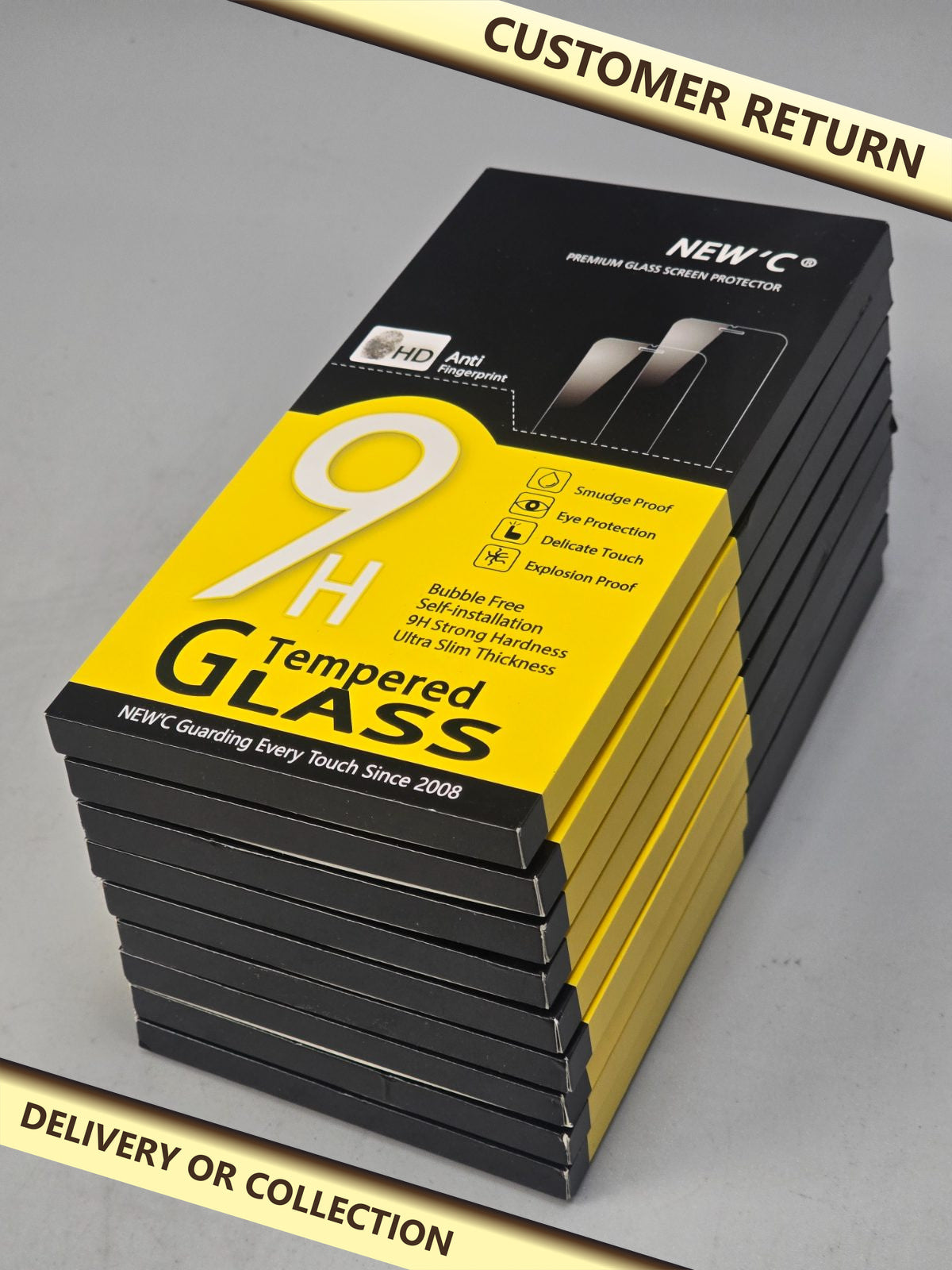 10 packs of 3x for iPhone 13 Pro Screen Protector (6.1 inches)+ 3x Camera Lens Protector — photograph 1 — Customer return; auction delivery information shown on image
