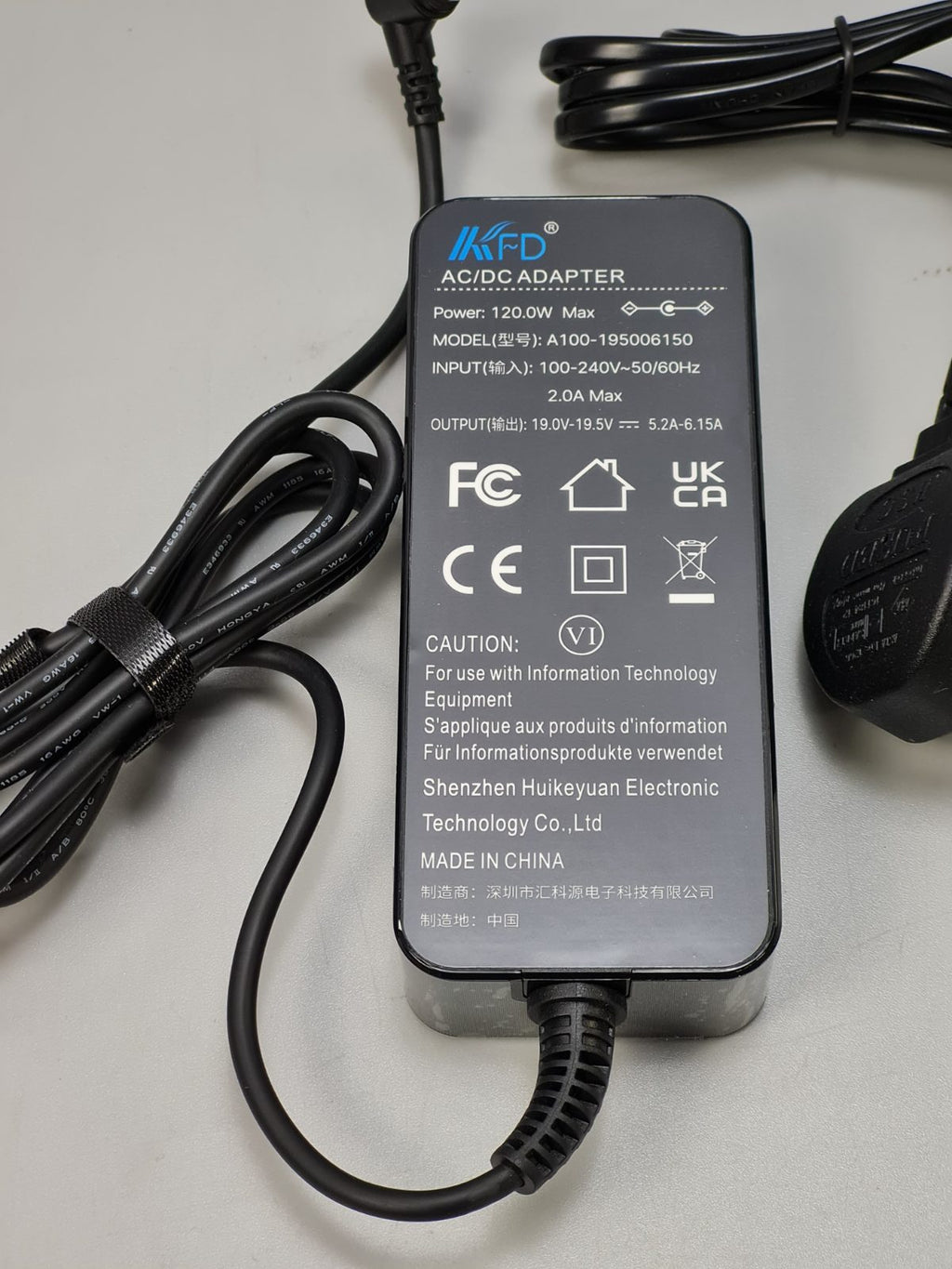 120w Laptop Power Supply 19.5v 5.2A output — photograph 2