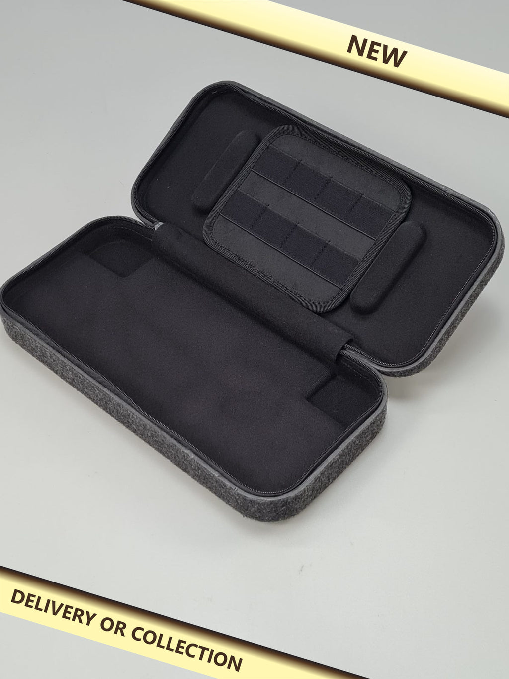 Switch 2 Slim Felt Hard Case — photograph 1 — New; auction delivery information shown on image