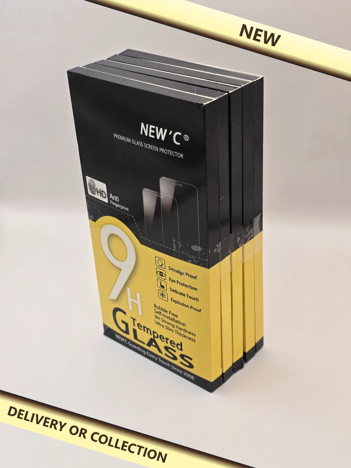 5 packs of 3x for iPhone 13 Pro Screen Protector (6.1 inches)+ 3x Camera Lens Protector — photograph 1 — New; auction delivery information shown on image