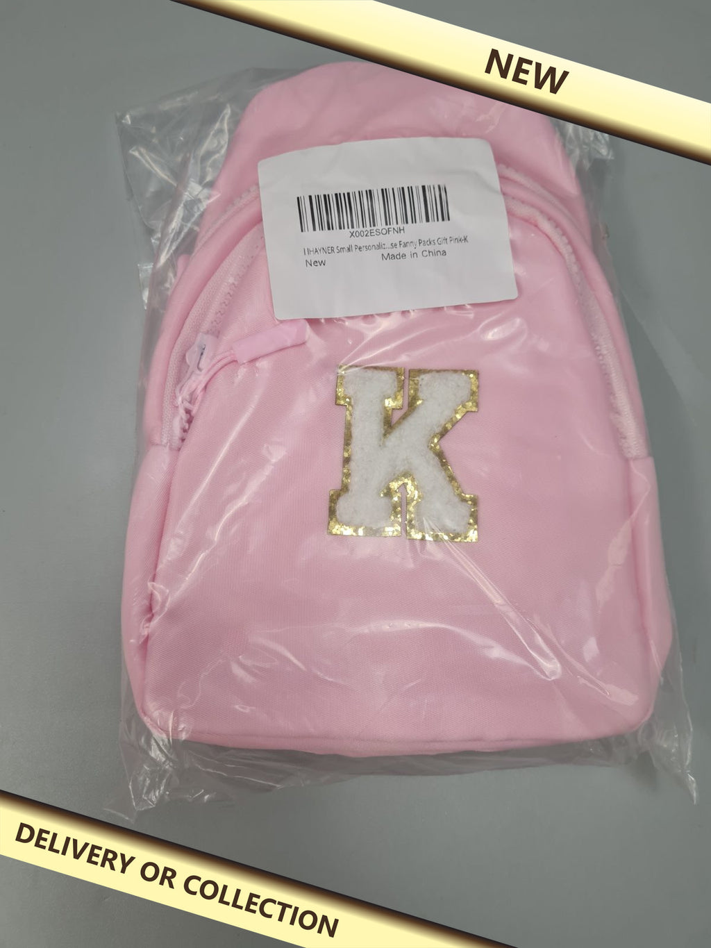Crossbody  small personalised bag — photograph 1 — New; auction delivery information shown on image