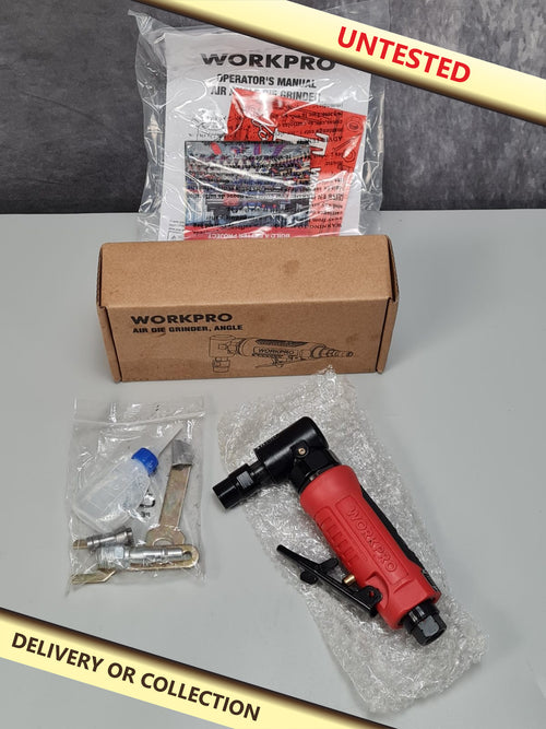 1/4" Air Grinder, Angle — photograph 1 — Untested; auction delivery information shown on image