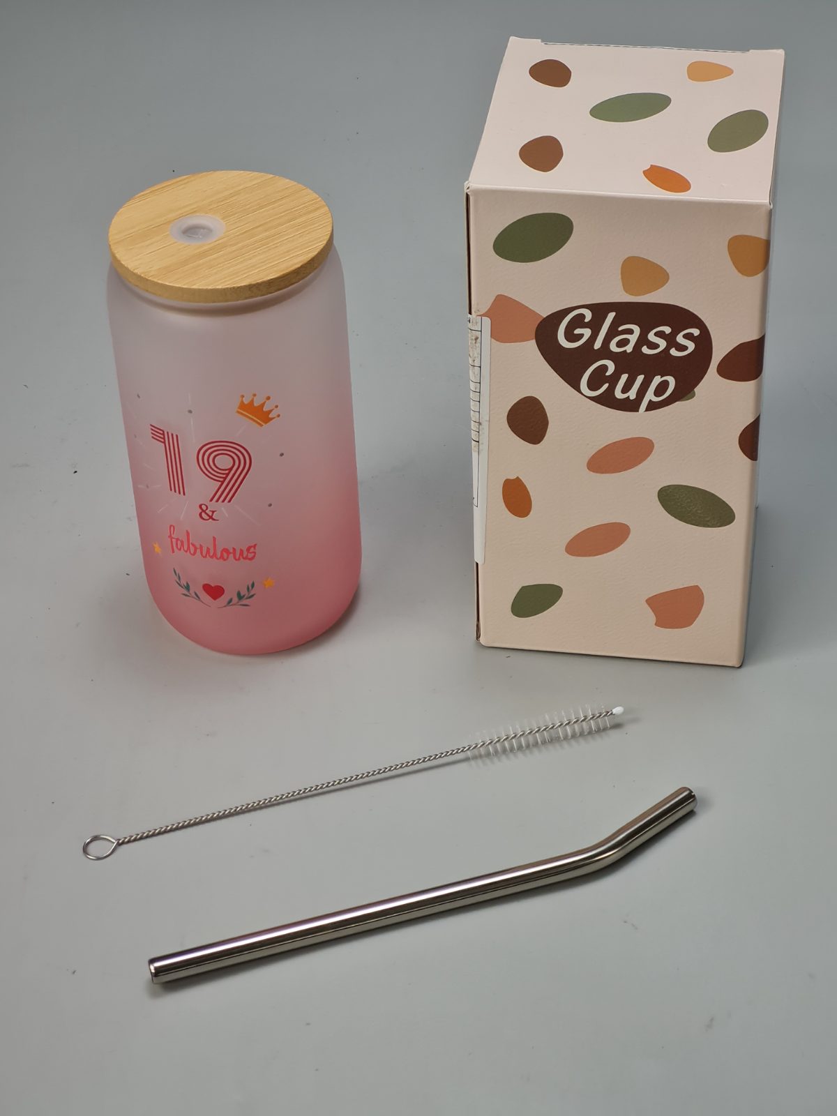 19 & Fabulous Glass Cup Gift Since 2006 — photograph 1