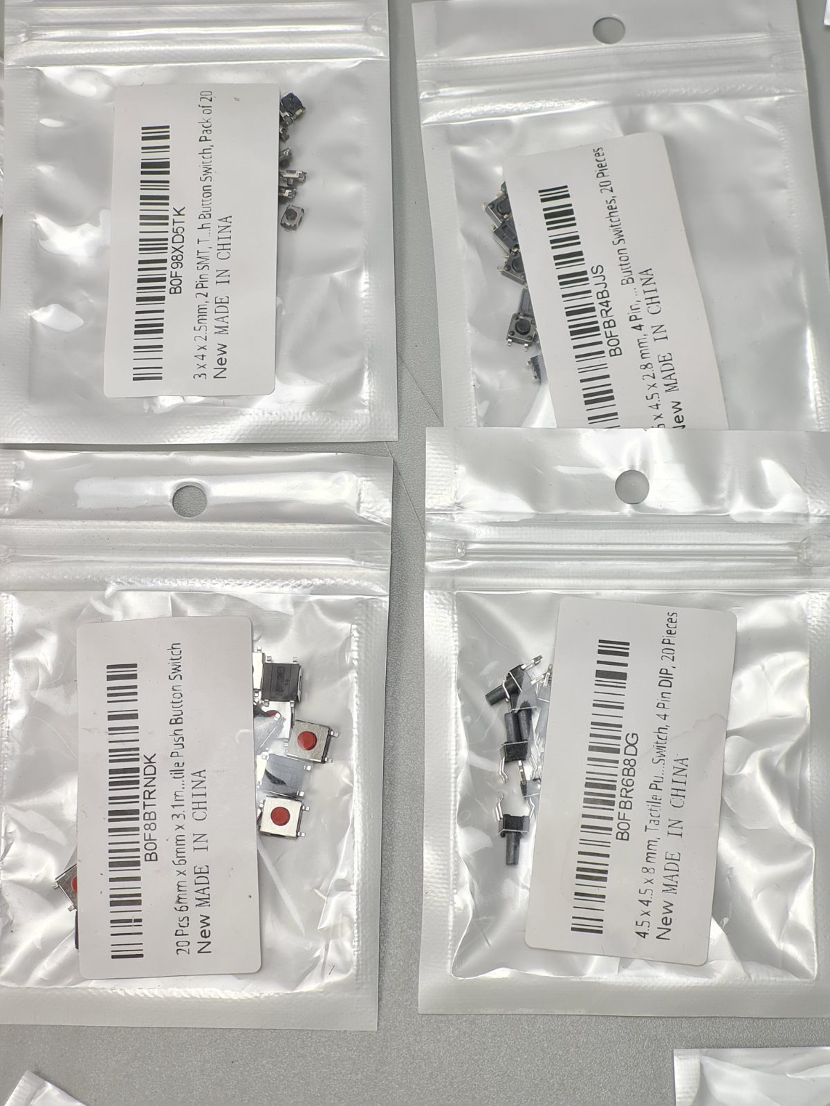 Packs of electronics switches — photograph 2