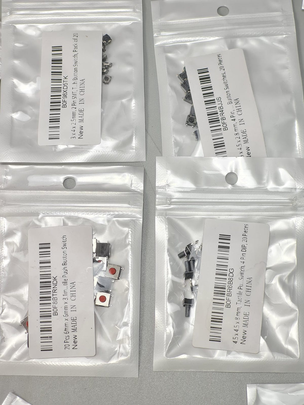 Packs of electronics switches — photograph 2
