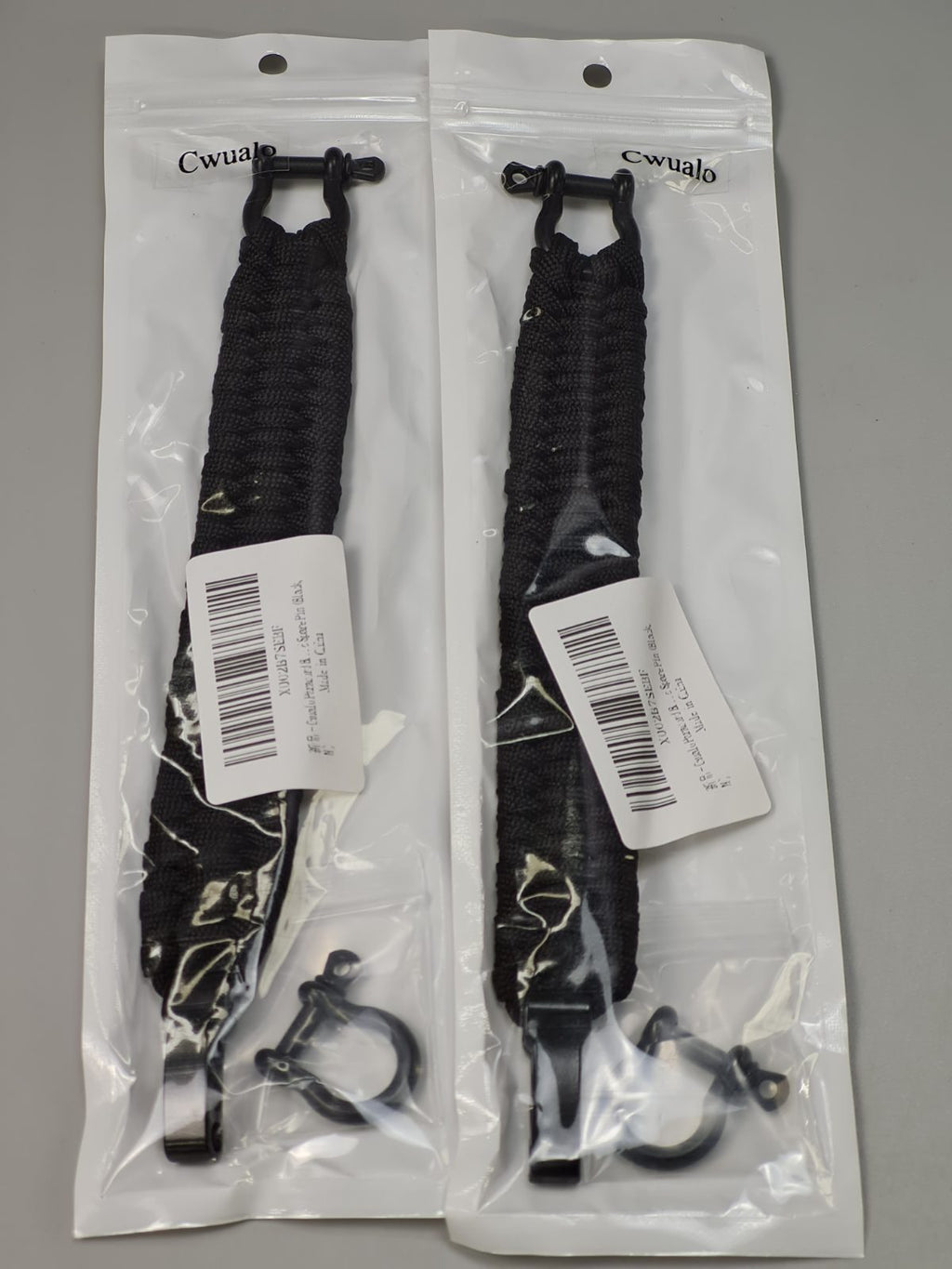2 packs of Paracord Bracelets — photograph 1