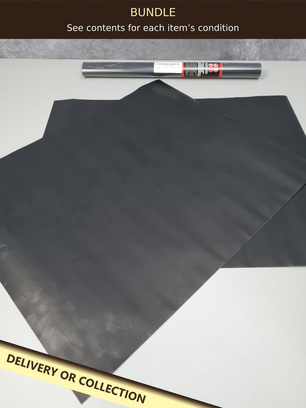 2 pcs Oven Liners 40x50cm — photograph 1 — Bundle — see individual grades; auction delivery information shown on image