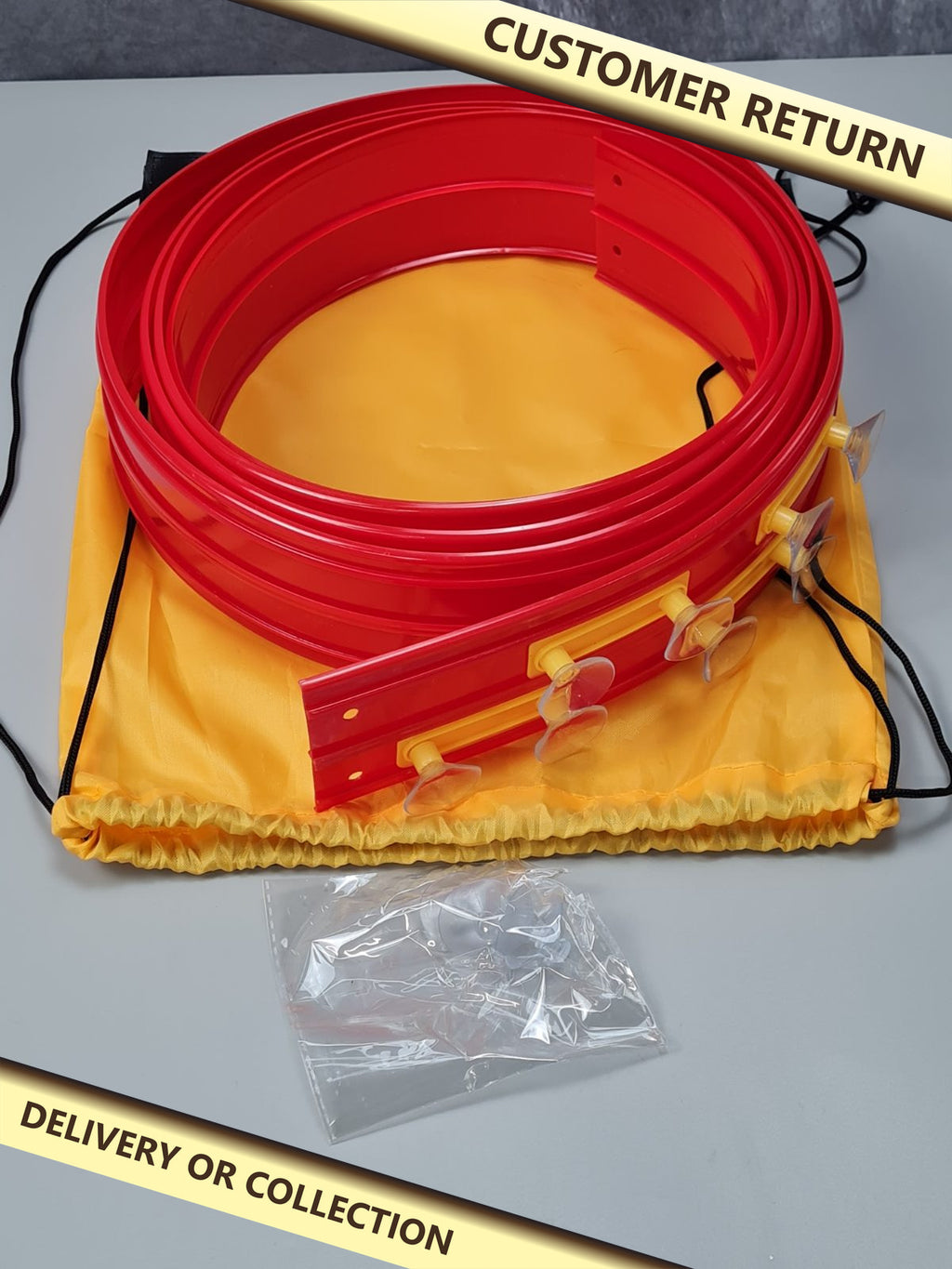 Anti-Gravity Flexible Toy Race Car Track — photograph 1 — Customer return; auction delivery information shown on image