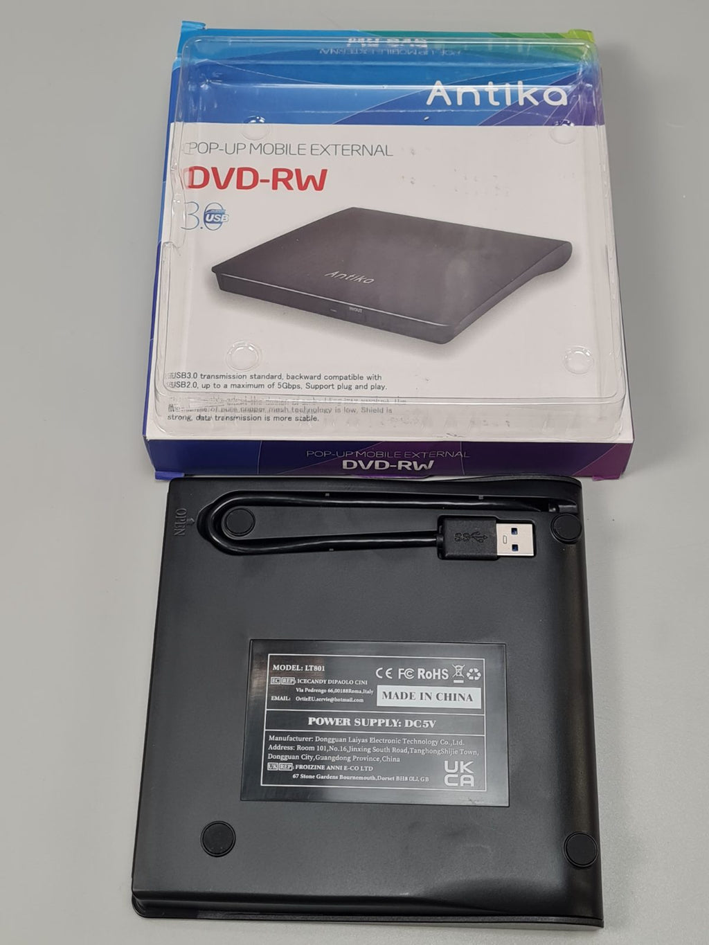 DVD-RW pop up mobile External — photograph 2