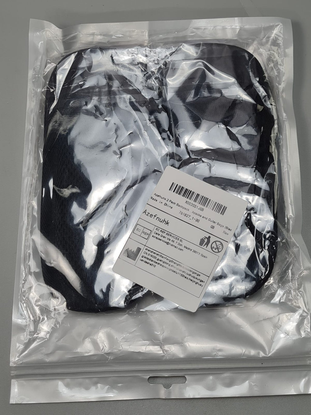 2 pack backpack kpack and guitar bags padding for straps — photograph 2