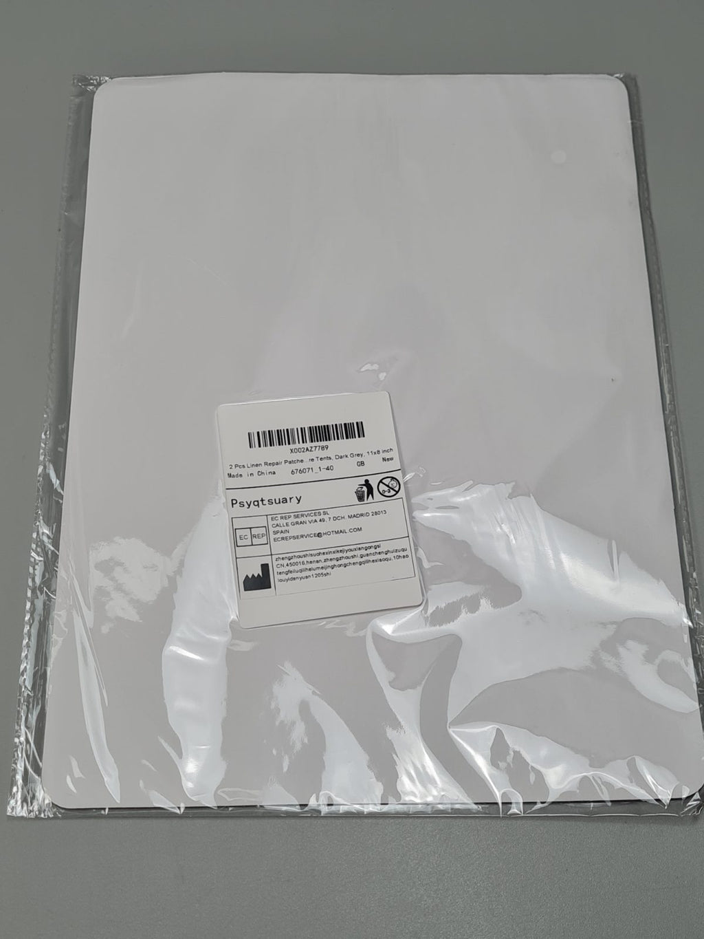 2pcs linen repair patch — photograph 2