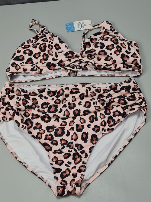 2pcs leopard print bikini — photograph 1