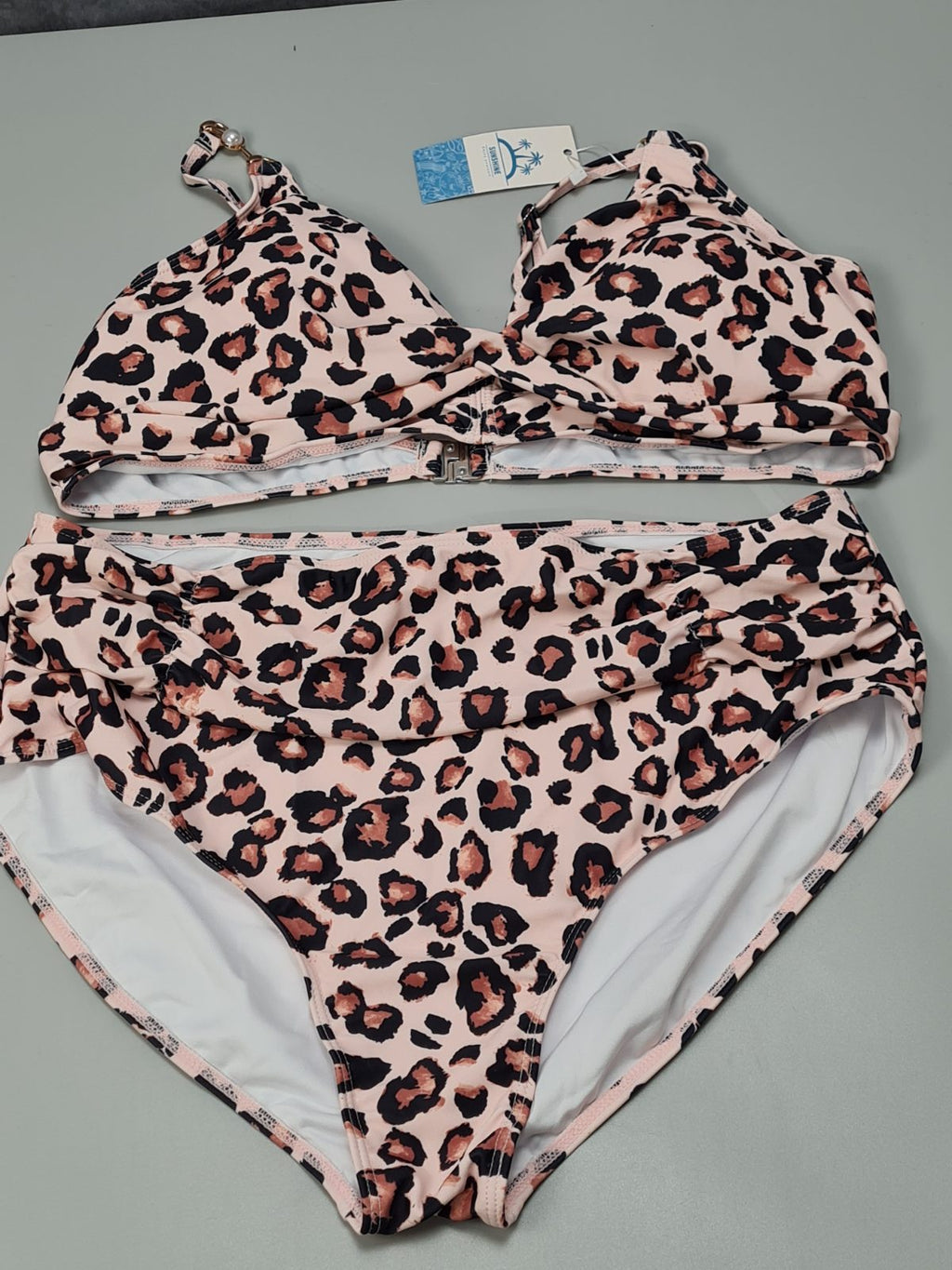 2pcs leopard print bikini — photograph 1