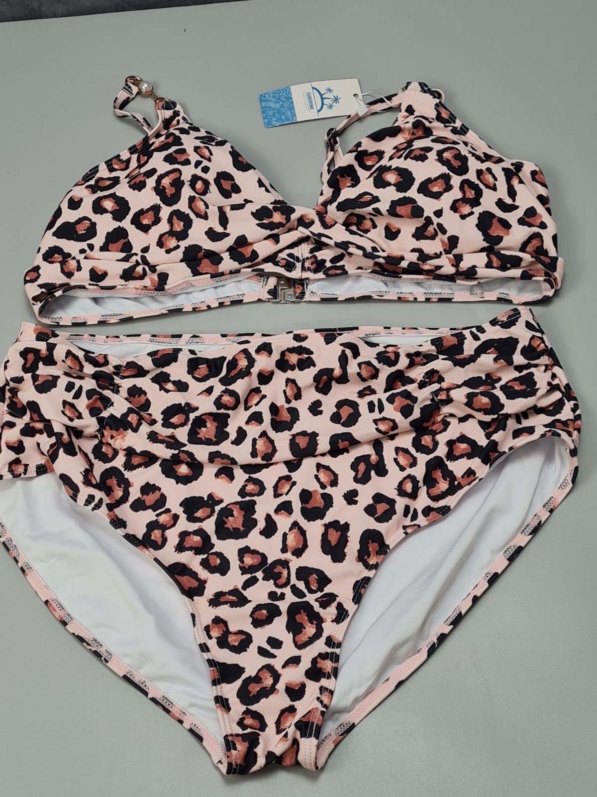2pcs leopard print bikini — photograph 1