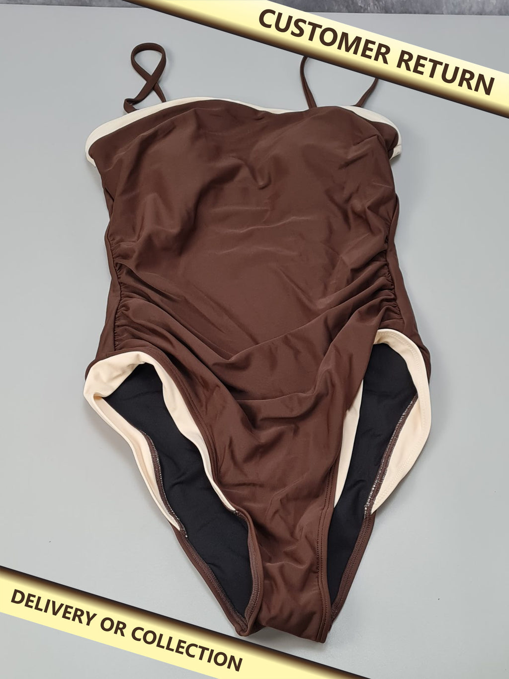 Ladies one piece swimming costume — photograph 1 — Customer return; auction delivery information shown on image