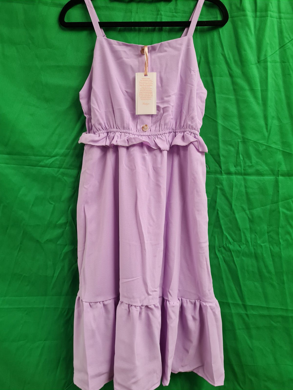 Girl's lilac summer dress size 12 years — photograph 1
