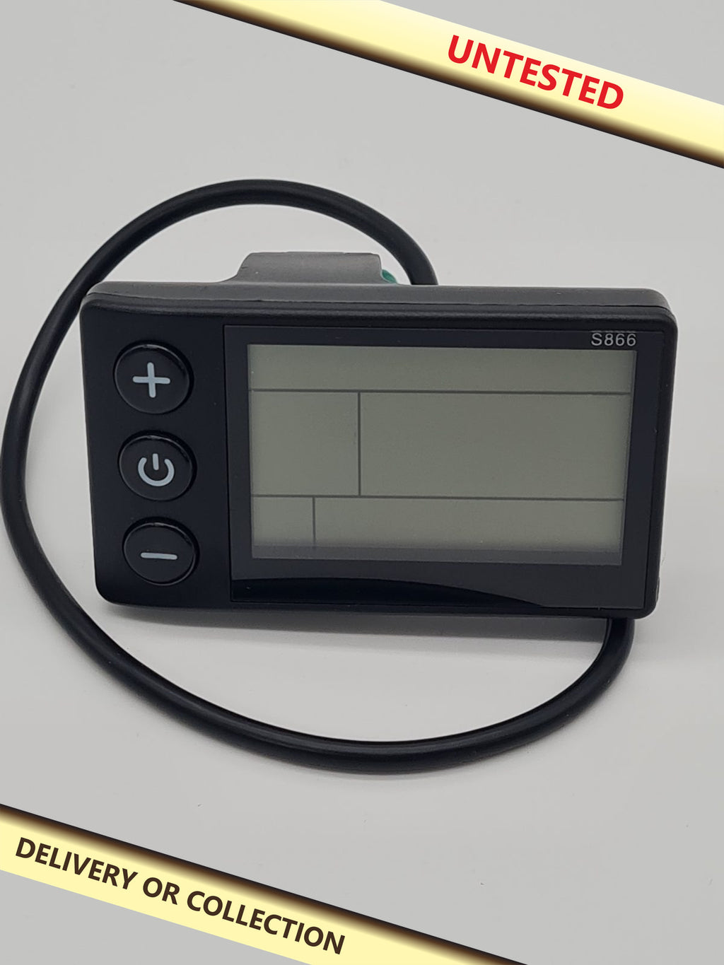 Bike computer with LCD screen S866 — photograph 1 — Untested; auction delivery information shown on image