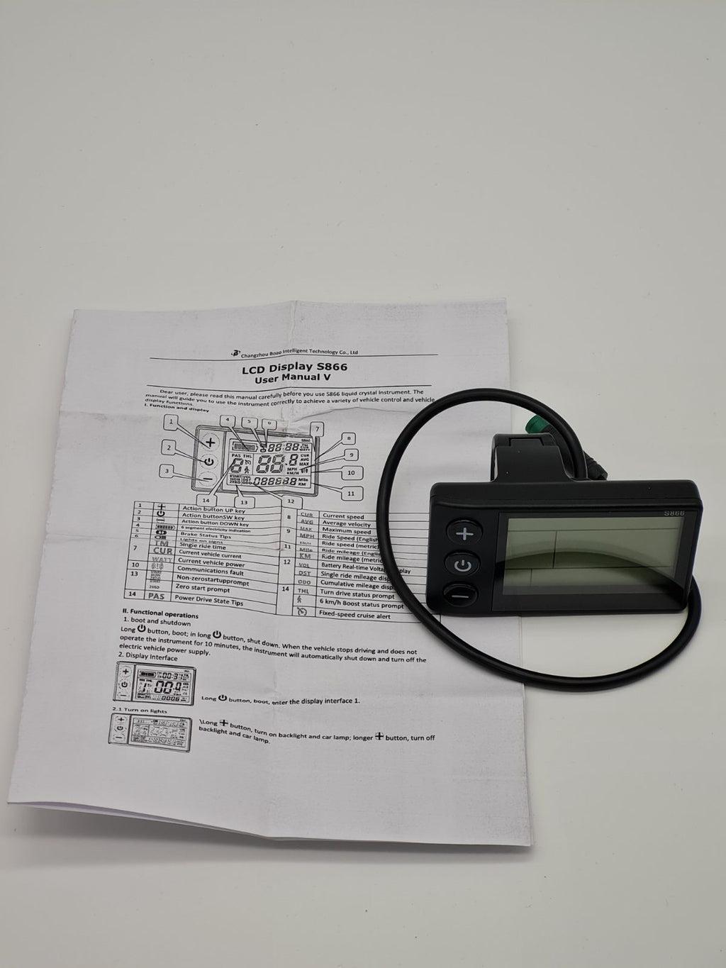 Bike computer with LCD screen S866 — photograph 3