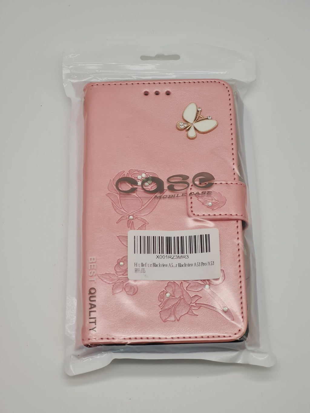 Pink detailed phone case for A53 pro — photograph 1
