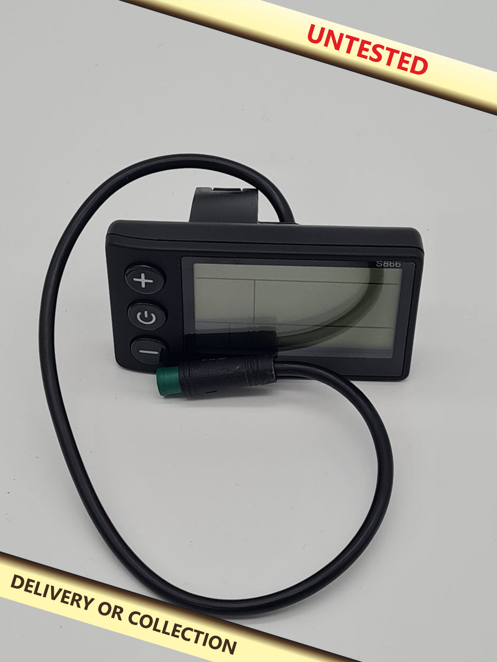 S866 Electric bike computer — photograph 1 — Untested; auction delivery information shown on image