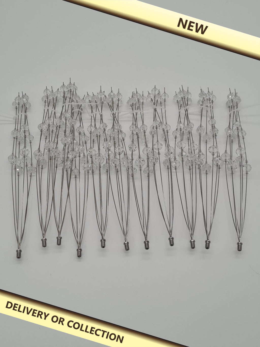 Replacement arms for a dandelion chandelierr 11 pack — photograph 1 — New; auction delivery information shown on image