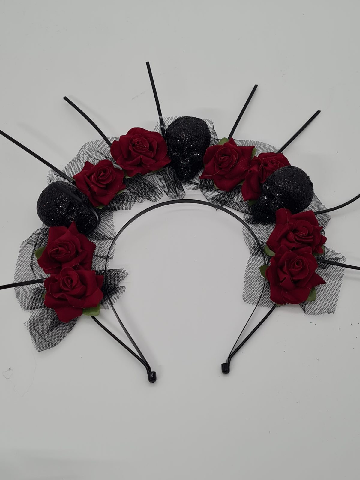 Black tutu skirt with matching headband. — photograph 2