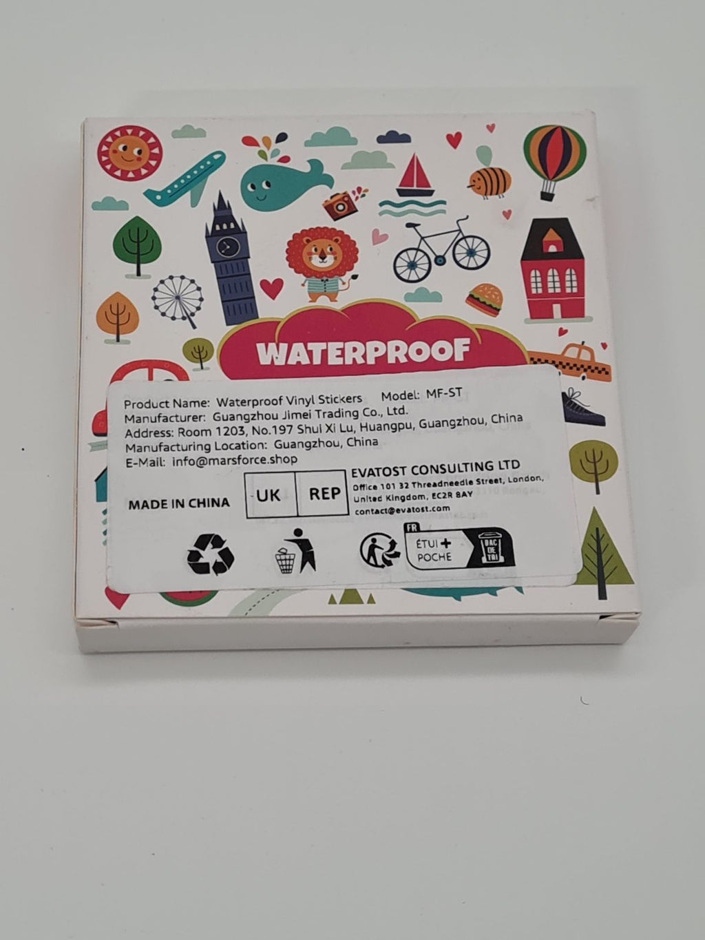 50pcs Waterproof stickers — photograph 2