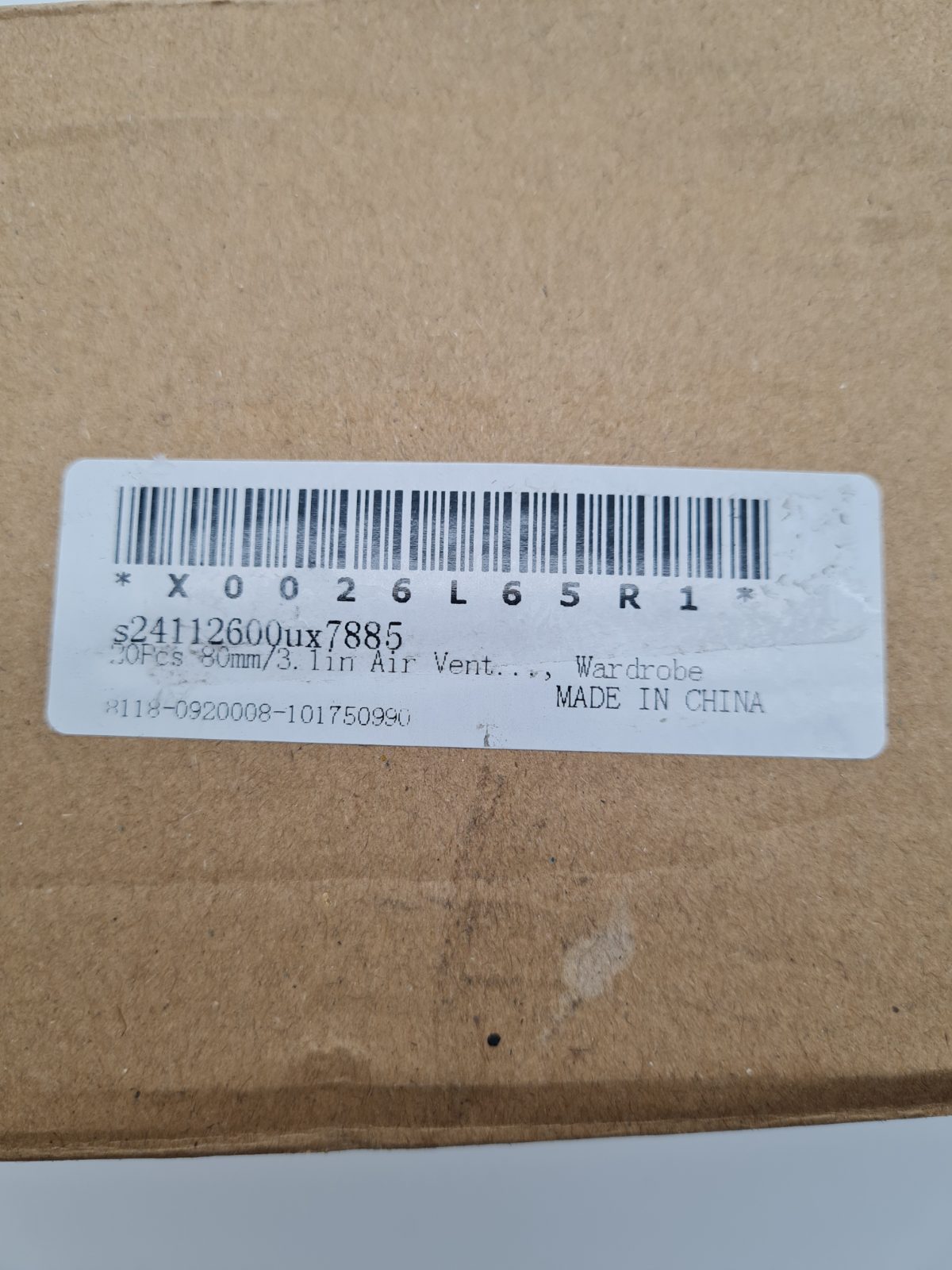 20pcs 80mm Round Wardrobe Air Vent Grilles — photograph 2