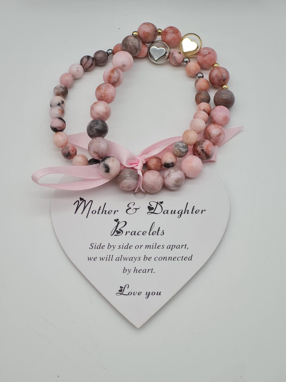 Mother & Daughter Beaded Bracelet Set — photograph 1