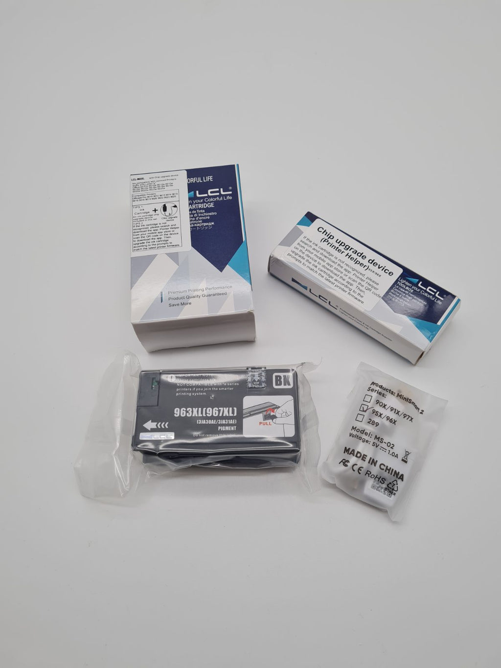LCL Black Ink Cartridge LCL-963XL with Chip Upgrade Device — photograph 1
