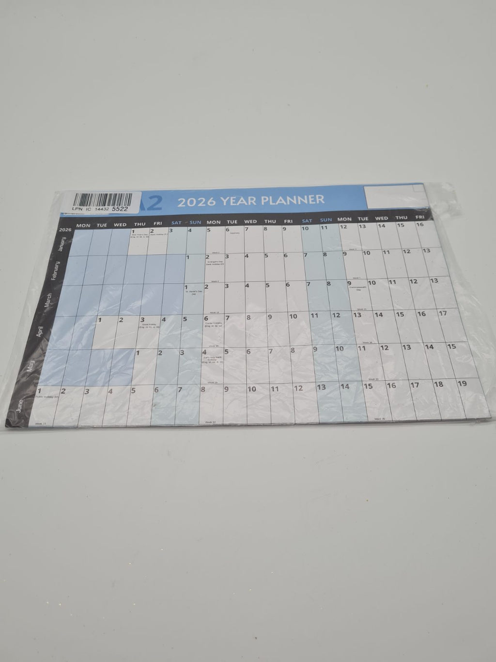 A2 2026 Year Planner — photograph 1