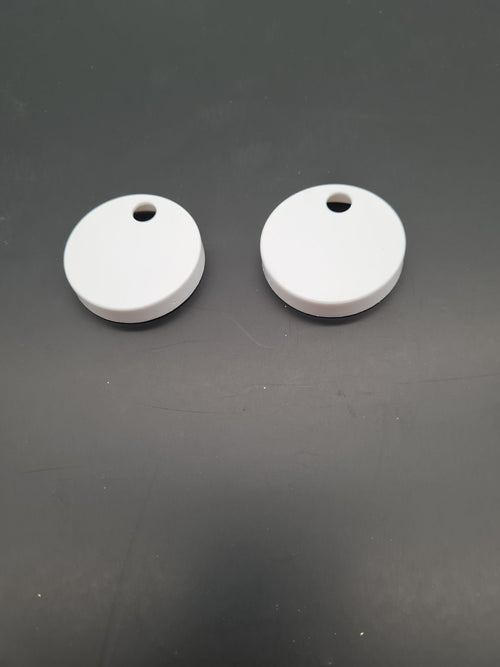 1 Pair of Toilet Seat Hinge Cover Caps — photograph 1