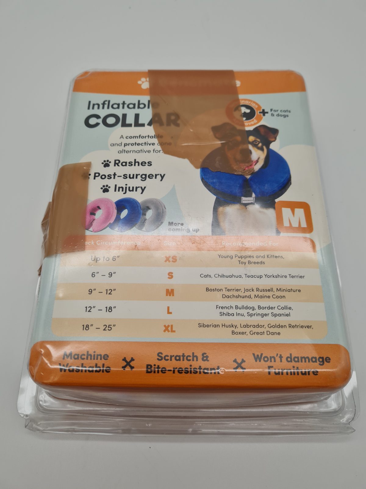 Inflatable Pet Recovery Collar PS-M Size M — photograph 2