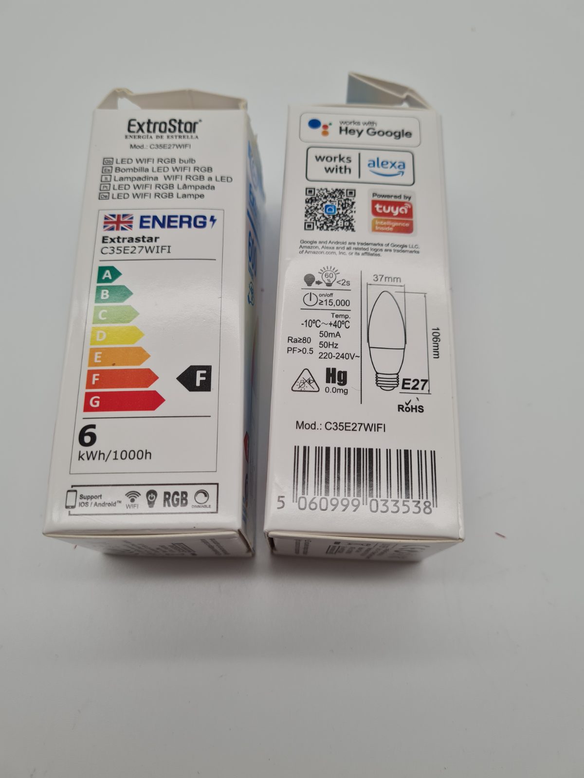 2 Wi-Fi RGB LED Smart Bulb C35E27WIFI — photograph 3