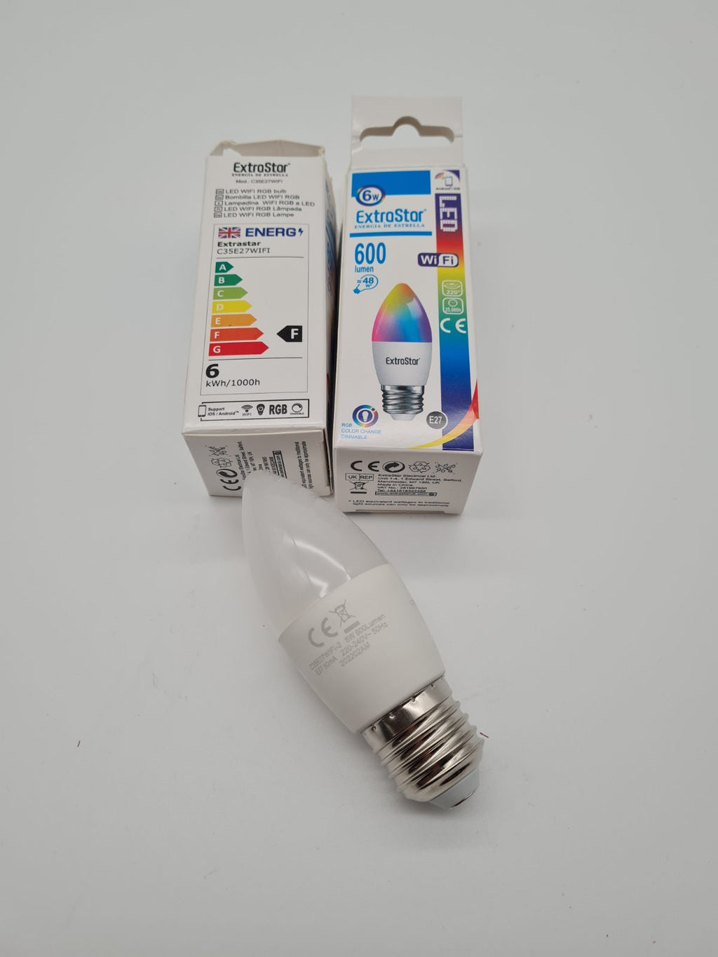 2 Wi-Fi RGB LED Smart Bulb C35E27WIFI — photograph 1