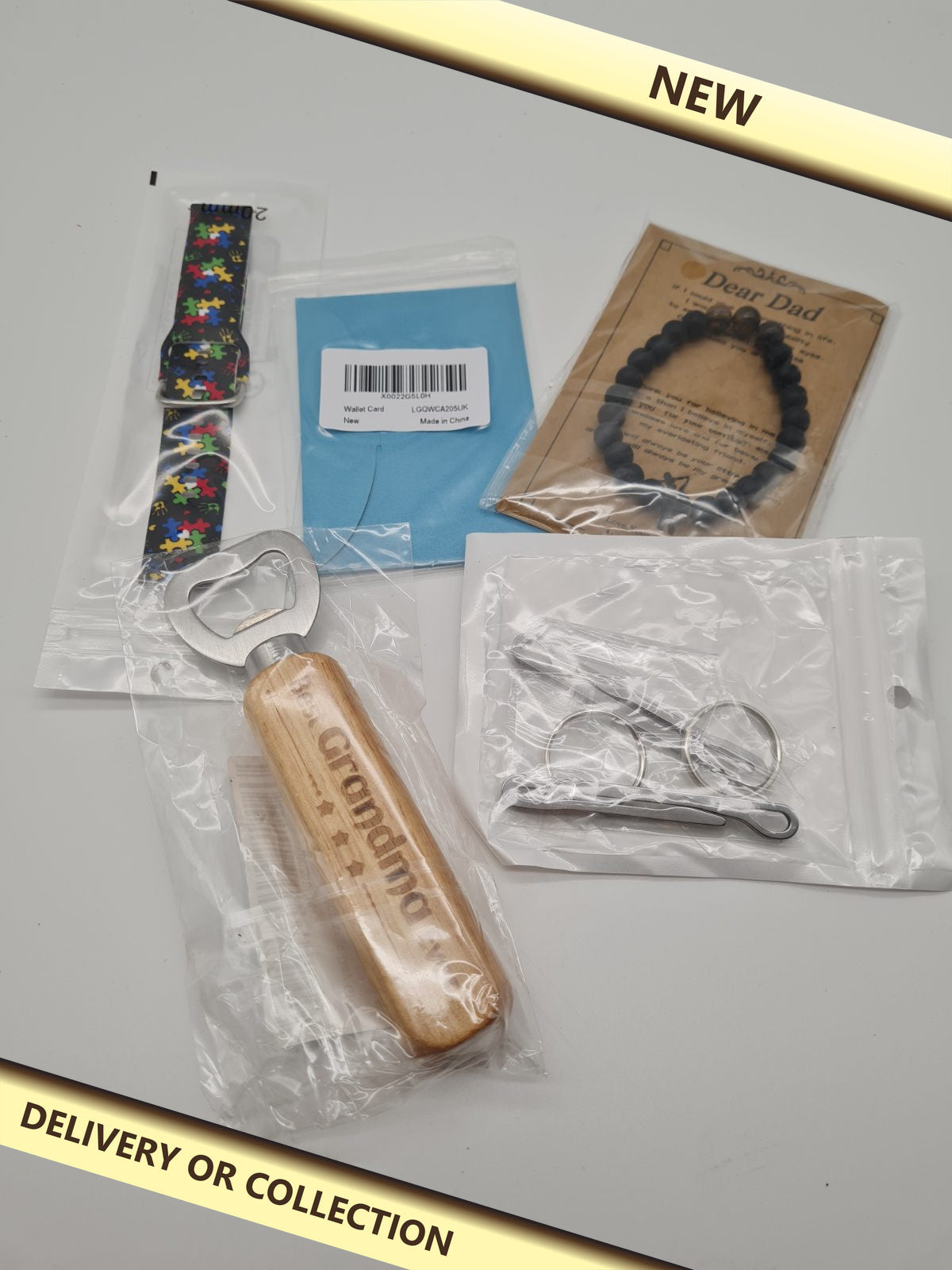 5 item bundle. — photograph 1 — New; auction delivery information shown on image