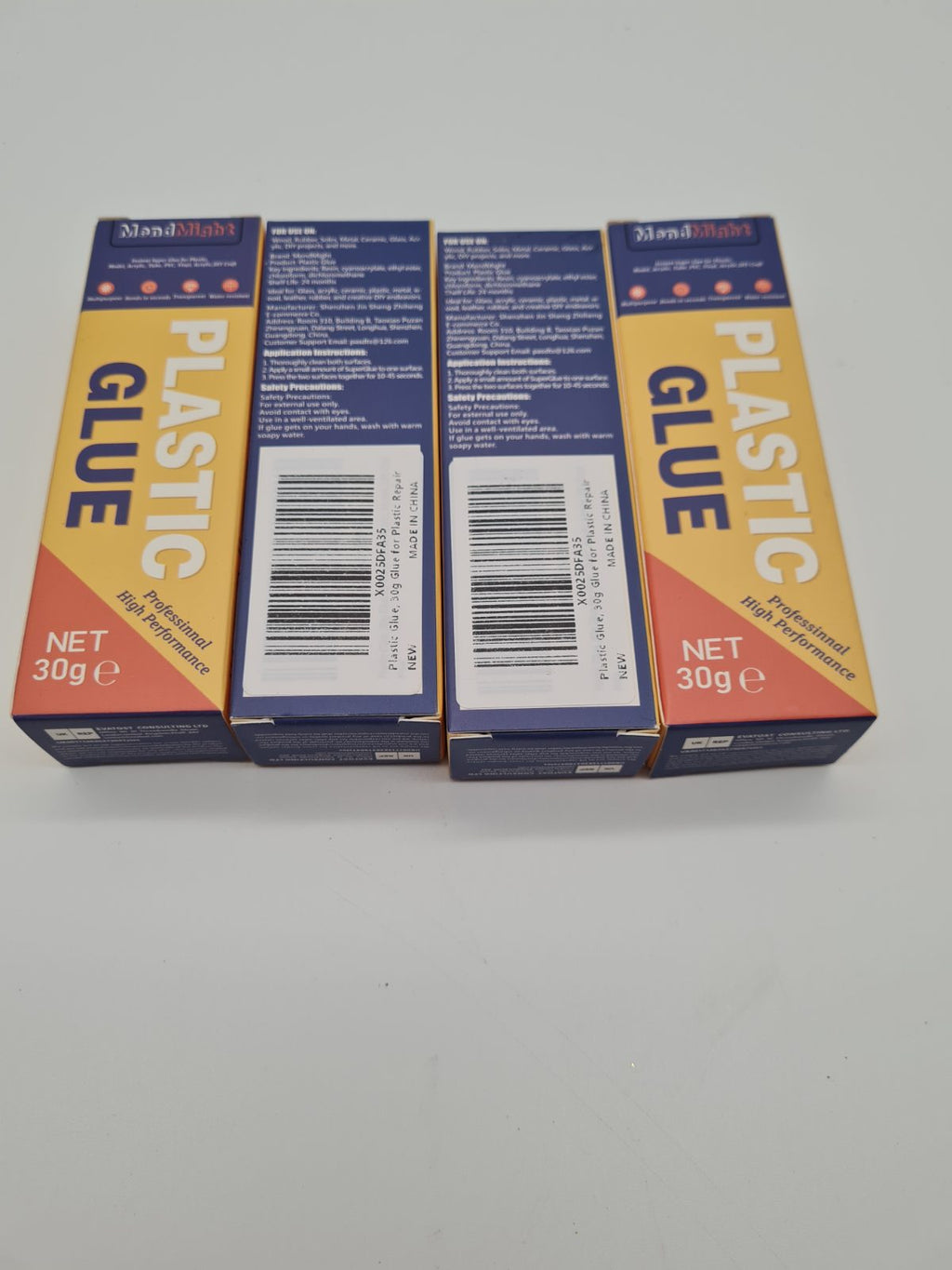4 packs of Plastic Glue 30g — photograph 3