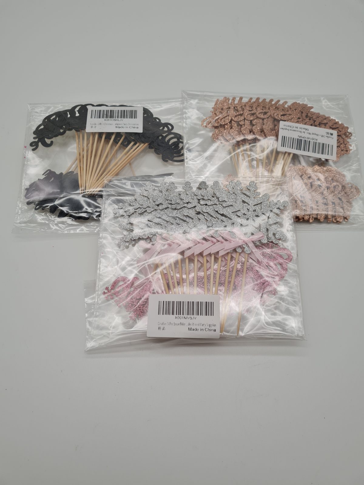 5 packs of cake toppers — photograph 2