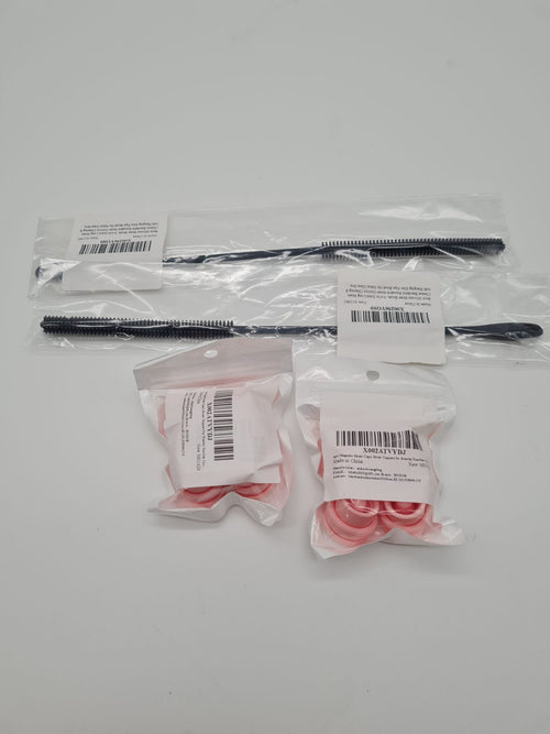 2 silicone strap brush and 2 pack magnetic straw caps — photograph 1