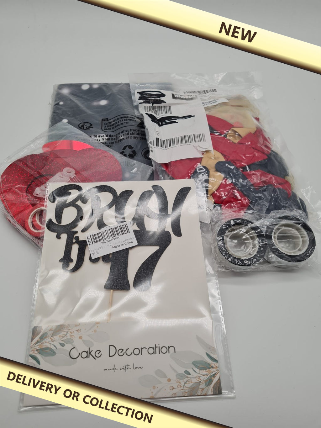 Party bundle 5 pack — photograph 1 — New; auction delivery information shown on image