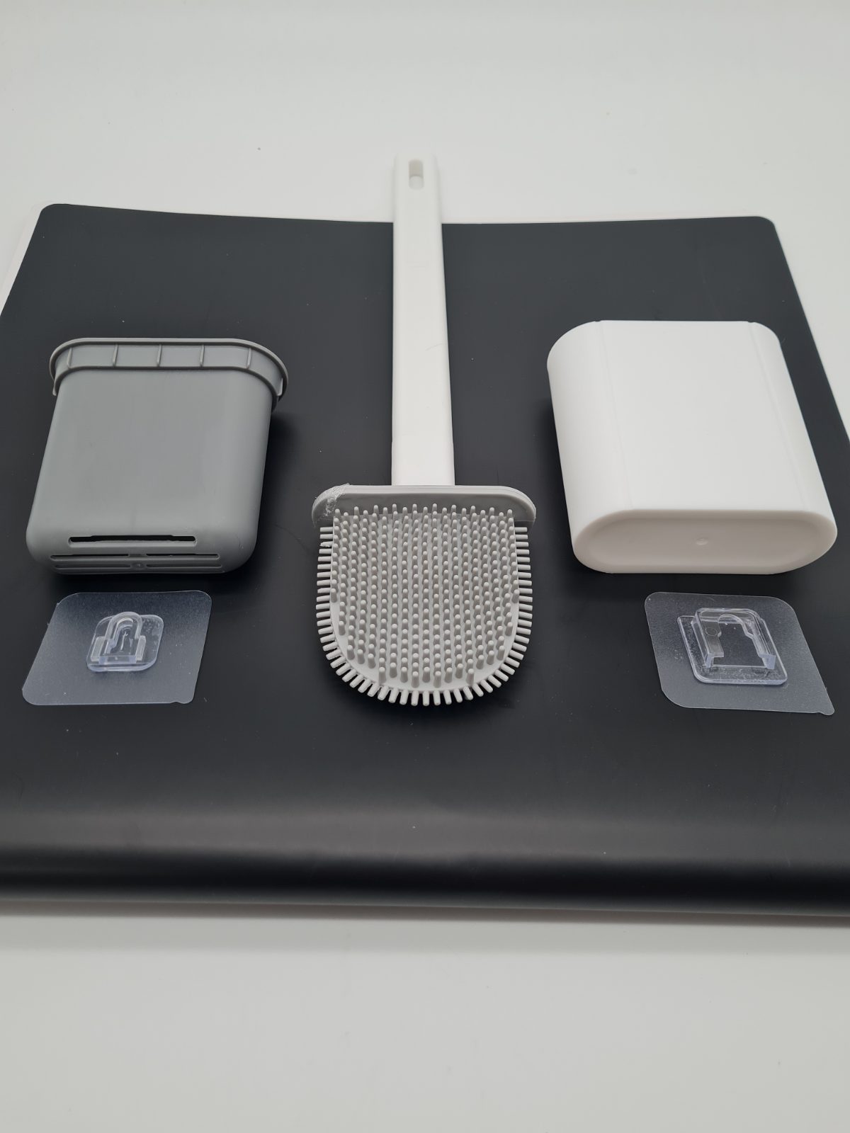 2 pack of Wall-Mounted Toilet Brush and Holder Set — photograph 1