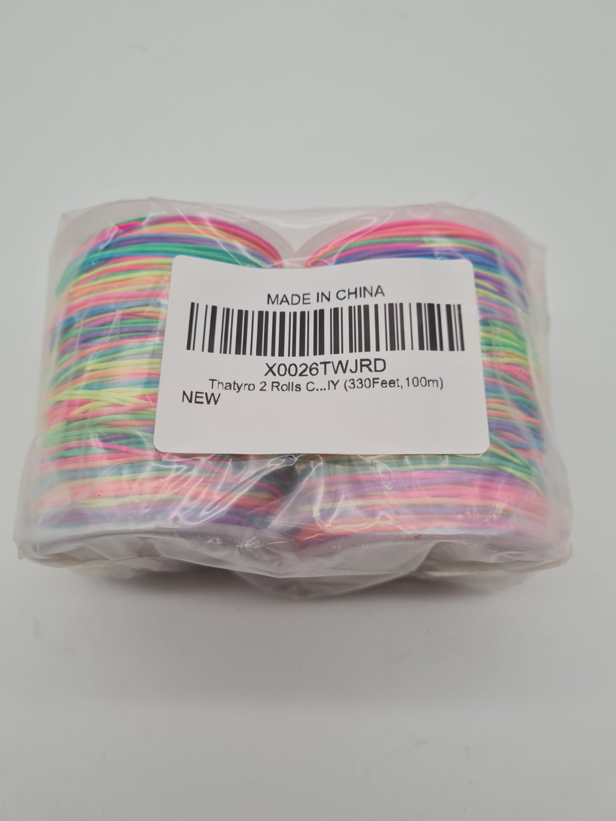 Multicoloured craft cord – 2 rolls — photograph 3