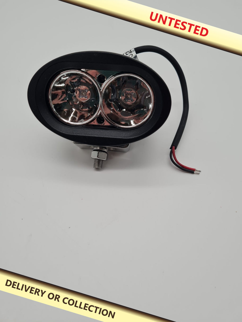 Forklift LED Safety Spot Light- blue — photograph 1 — Untested; auction delivery information shown on image