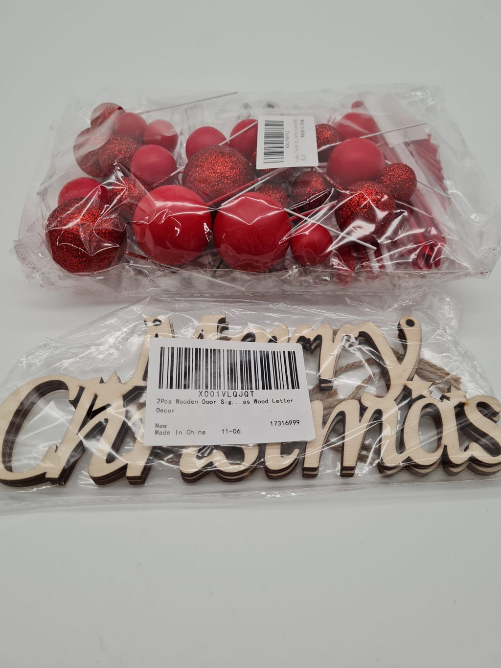 Bundles of 4 Christmas Decorations items. — photograph 2